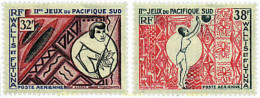 52386 MNH WALLIS Y FUTUNA 1966 2 JUEGOS DEPORTIVOS DEL PACIFICO SUR - Neufs