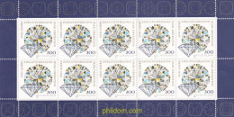 146613 MNH ALEMANIA FEDERAL 1997 500 ANIVERSARIO DEL DESCUBRIMINETO DE PIEDRAS PRECIOSAS EN LA REGION DE IDAR-OBERSTEIN - Unused Stamps