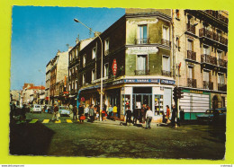 92 MALAKOFF La Rue Larousse Tabac PMU A LA CIVETTE Tailleur PUB Kodak Slavia Renault 4L Peugeot 404 Simca P60 VOIR DOS - Malakoff