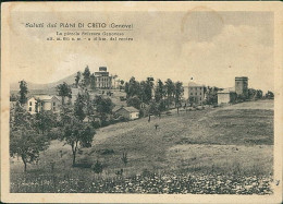 PIANI DI CRETO ( GENOVA ) PANORAMA - LA PICCOLA SVIZZERA GENOVESE - ALBERGO RISTORANTE BELVEDERE - 1956 (20646) - Genova (Genoa)