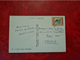 LETTRE  CARTE MONT DES OLIVIERS JERUSALEM CACHET JERUSALEM JORDANIE - Jordanien