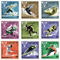 72820 MNH MAHRA 1967 10 JUEGOS OLIMPICOS INVIERNO GRENOBLE 1968 - Omán