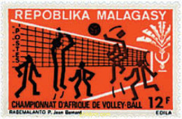 27571 MNH MADAGASCAR 1972 CAMPEONATOS DE BALONVOLEA EN AFRICA - Madagaskar (1960-...)