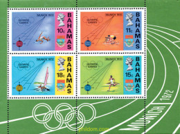 47435 MNH BAHAMAS 1972 20 JUEGOS OLIMPICOS VERANO MUNICH 1972 - 1858-1960 Colonia Británica