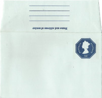 GB QEII Envelope 5d Embossed Unused - Luftpost & Aerogramme