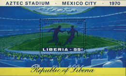 55627 MNH LIBERIA 1970 COPA DEL MUNDO DE FUTBOL. MEXICO-70 - Liberia