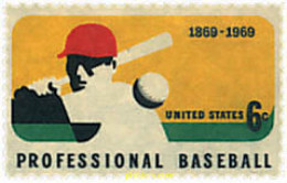 86838 MNH ESTADOS UNIDOS 1969 CENTENARIO DEL BEISBOL PROFESIONAL - Ongebruikt