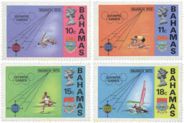 47433 MNH BAHAMAS 1972 20 JUEGOS OLIMPICOS VERANO MUNICH 1972 - 1858-1960 Kronenkolonie