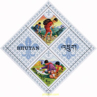 63361 MNH BHUTAN 1971 60 ANIVERSARIO DEL ESCULTISMO - Bhutan