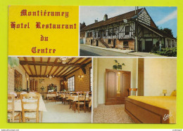 10 MONTIERAMEY Lusigny Sur Barse Hôtel Restaurant Du Centre Mme A. SBROVAZZO Vers Troyes Bar Sur Seine VOIR DOS - Bar-sur-Seine