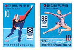 70733 MNH COREA DEL SUR 1972 11 JUEGOS OLIMPICOS DE INVIERNO SAPPORO 1972 - Corea Del Sud