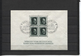 Deutsches Reich Block 7 Sonderstempel Berlin 20.4.37 Geburtstag - Blocks & Kleinbögen