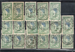 France Lot Pour Recherches  17 Timbres Merson - 1900-27 Merson