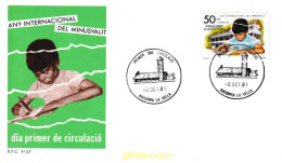 404562 MNH ANDORRA. Admón Española 1981 AÑO INTERNACIONAL DE LOS MINUSVALIDOS - Unused Stamps