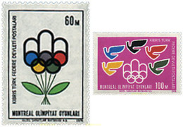 29151 MNH CHIPRE. Administración Turca 1976 21 JUEGOS OLIMPICOS VERANO MONTREAL 1976 - Unused Stamps