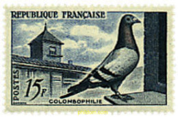 65497 MNH FRANCIA 1957 COLOMBOFILIA - Otros & Sin Clasificación