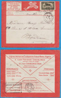 LETTRE PAR AVION DE 1923 - LIGNES AERIENNES LATECOERE FRANCE-MAROC-ALGERIE - CASABLANCA (MAROC) POUR BORDEAUX - Luftpost