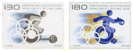 216499 MNH LIECHTENSTEIN 2008 JUEGOS PARALIMPICOS BEIJING 2008 - Unused Stamps