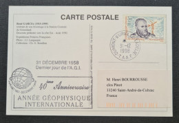 TAAF,  Timbre Numéro 216 Oblitéré De Terre Adélie Le 31/12/1998. - Storia Postale