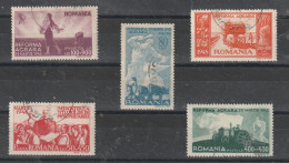 1946  - Réforme Agraire Mi No 974/978 - Used Stamps