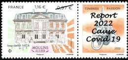 France N° 5437 A ** Moulins, Surchargé En 2022 à Faciale De 1.16 Euro - Unused Stamps