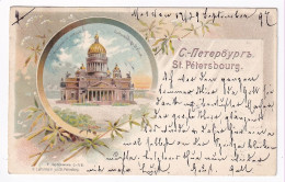 St. Petersbourg Cathedrale Isaac. Litho - Russia