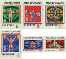 78393 MNH ALBANIA 1973 CAMPEONATO DE HALTEROFILIA EN CUBA - Albanien