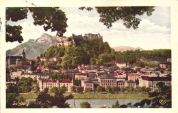 SALZBURG, ARCHITECTURE, CASTLE, MOUNTAIN, AUSTRIA, POSTCARD - Salzburg Stadt