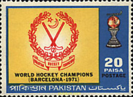 27389 MNH PAKISTAN 1971 1 COPA DEL MUNDO DE HOCKEY SOBRE HIERBA EN BARCELONA - Pakistán