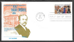 USA FDC Fleetwood Cachet, 1972 8 Cents Mail Order - 1971-1980