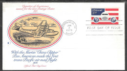 USA FDC Fleetwood Cachet, 1976 31 Cents Jet Airmail - 1971-1980