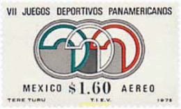 26936 MNH MEXICO 1975 7 JUEGOS DEPORTIVOS PANAMERICANOS - Mexico