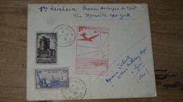 Enveloppe 1er Service Aerien France Etats Unis 1939   ............. BOITE1  ....... 562 - 1921-1960: Période Moderne