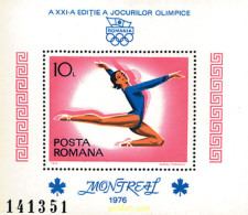 234427 MNH RUMANIA 1976 21 JUEGOS OLIMPICOS VERANO MONTREAL 1976 - Andere & Zonder Classificatie