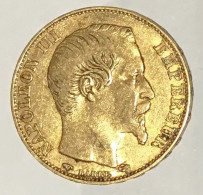 France 20 Francs Napoléon III - 20 Francs (or)