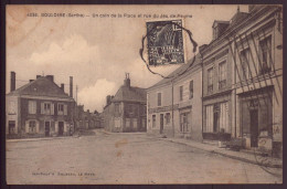 BOULOIRE UN COIN DE LA PLACE ET RUE DU JEU DE PAUME 72 - Bouloire