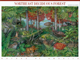 2005 Northeast Deciduous Forest, 10 Stamp, Mint Never Hingeds - Nuovi