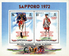 212502 MNH GRANADA 1972 11 JUEGOS OLIMPICOS DE INVIERNO SAPPORO 1972 - Granada (...-1974)