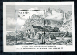 ISLAND Block 9, Bl.9 Mnh - Tag Der Briefmarke, Day Of The Stamp, Jour Du Timbre - ICELAND / ISLANDE - Blocks & Kleinbögen