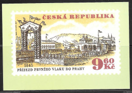 Czech Republic, 1995, Railroad Stamp, 9.60kc, Unused    - Tschechische Republik