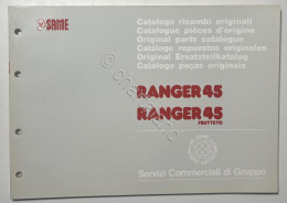 Catalogo Parti Di Ricambi Originali SAME Trattori - Ranger 45 Ranger 45 Frutteto - Altri & Non Classificati