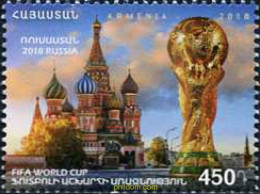 590969 MNH ARMENIA 2018 COPA DEL MUNDO DE FUTBOL - RUSIA 2018 - Arménie