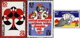 26979 MNH ANTILLAS HOLANDESAS 1977 6 TORNEO INTERNACIONAL DE BRIDGE. - West Indies