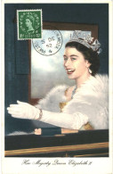 CPA Carte Postale Royaume Uni Her Majesty Queen Elisabeth II 1952 VM80846 - Familles Royales