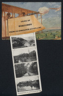 Foldout Pc Boscombe, Armoured Airplane In Battle, The Pier, Rustic Bridge And Steps In The Gardens, The Arcade  - Other & Unclassified