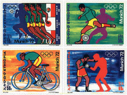 53263 MNH ETIOPIA 1972 20 JUEGOS OLIMPICOS VERANO MUNICH 1972 - Etiopía