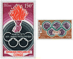 73280 MNH CONGO 1971 20 JUEGOS OLIMPICOS VERANO MUNICH 1972 - Mint/hinged