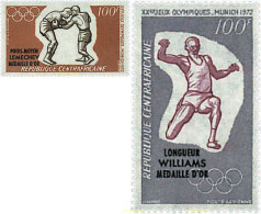 50771 MNH CENTROAFRICANA 1972 20 JUEGOS OLIMPICOS VERANO MUNICH 1972 - Centrafricaine (République)