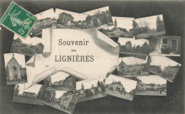 Lignières * Souvenir De La Commune * Cpa Multivues - Autres & Non Classés