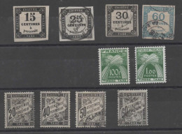 YT 3-5A-6-9-17-19-20-21, TIMBRE TAXE , NEUF*/OBLITERE, BELLE ENSEMBLE  A VOIR STAMPS BRIEFMARKEN - 1859-1959 Oblitérés